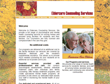 Tablet Screenshot of eldercarecounseling.com